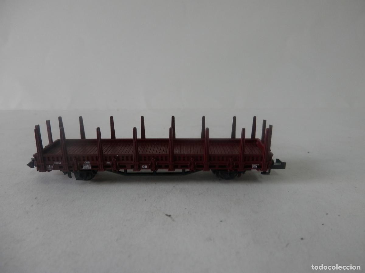 Trenes escala: VAGON TELERO ESCALA N DE MINITRIX