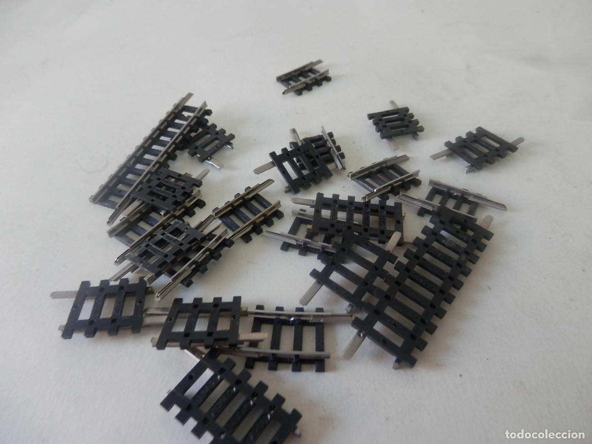Trenes escala: LOTE VIAS CORTAS ESCALA N DE MINITRIX