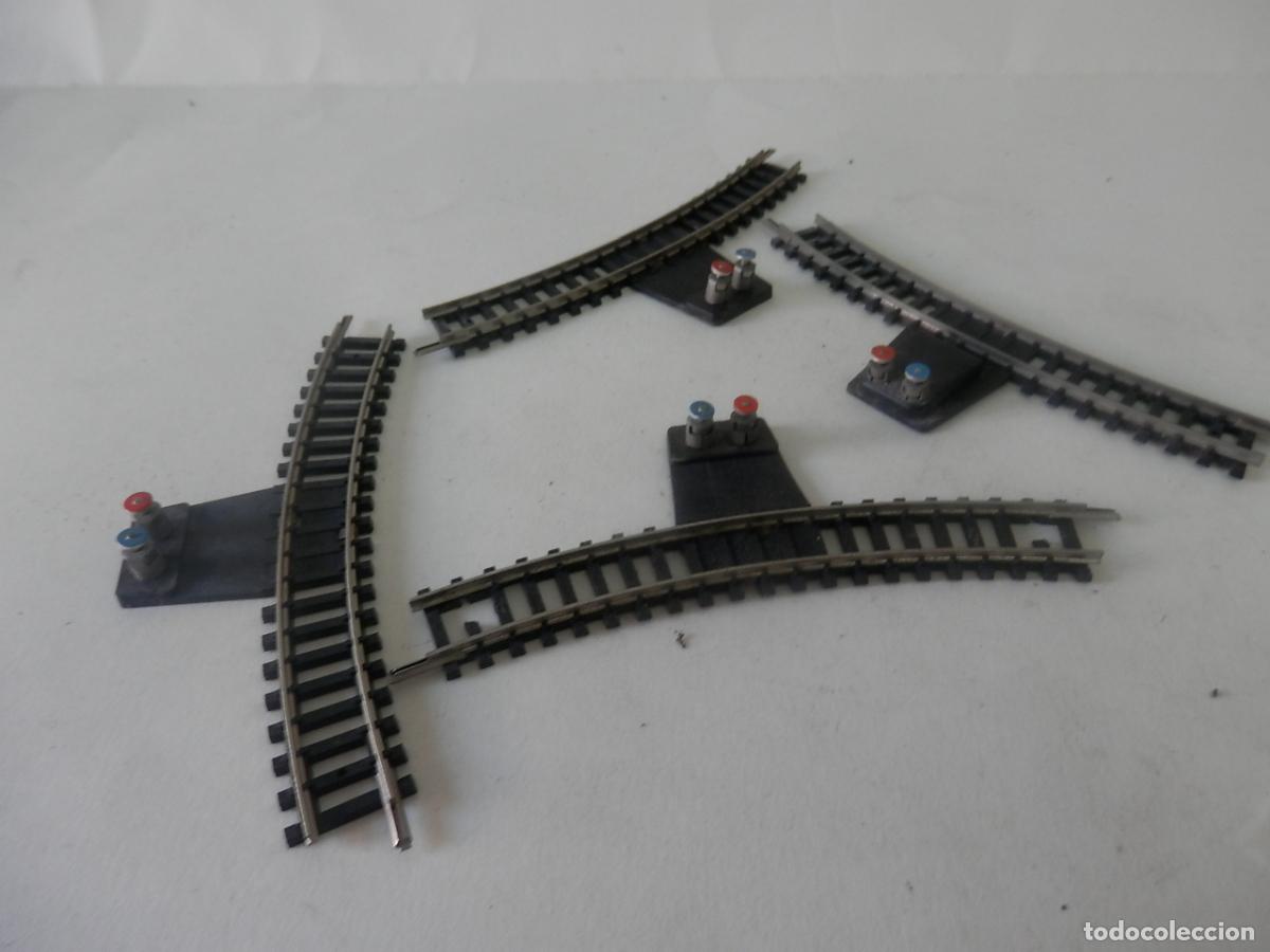 Trenes escala: LOTE VIAS ESCALA N DE MINITRIX - Foto 7