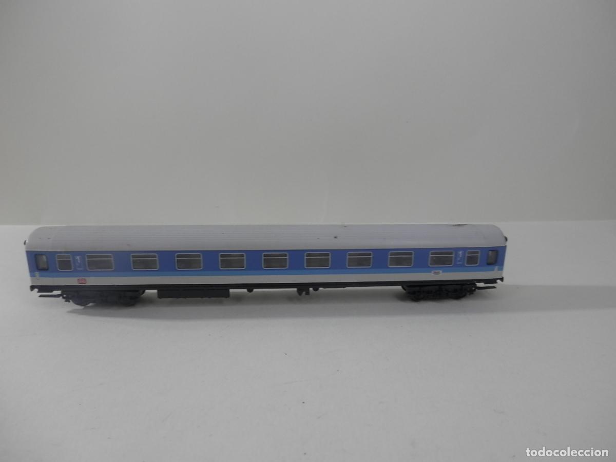 Trenes escala: VAGON PASAJEROS DE LA DB ESCALA N DE MINITRIX - Foto 1