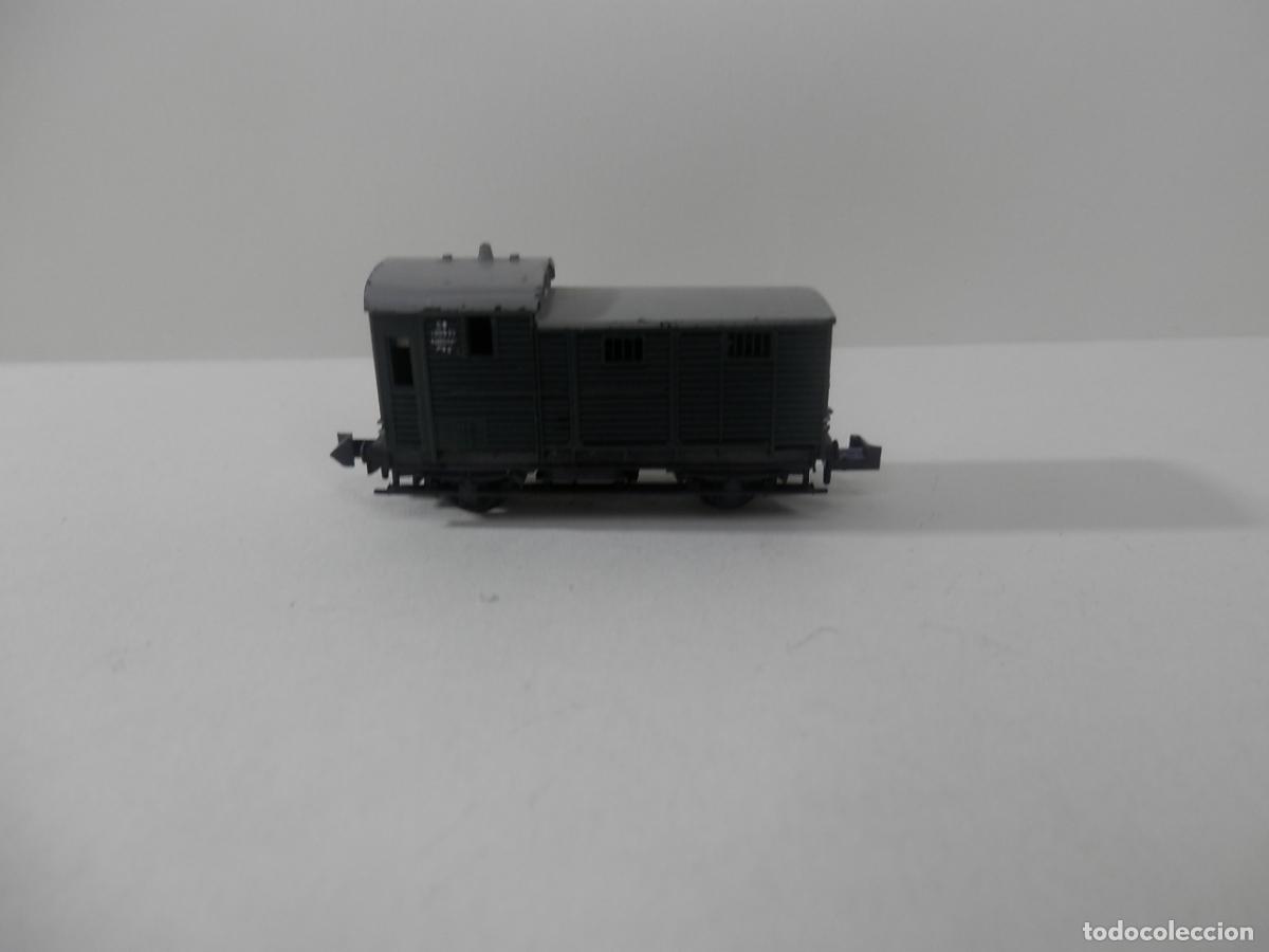Trenes escala: VAGON FURGON ESCALA N DE MINITRIX