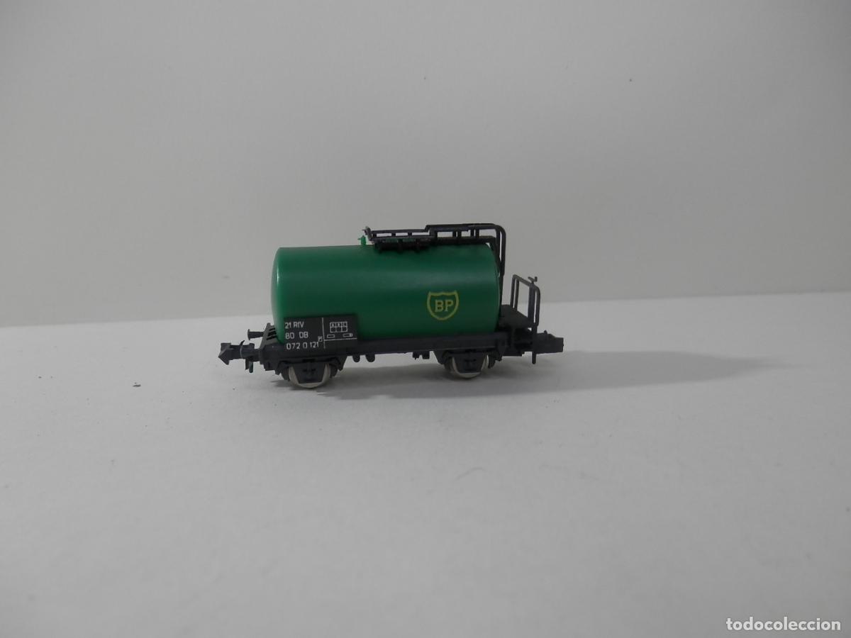 Trenes escala: VAGON CISTERNA ESCALA N DE MINITRIX - Foto 2
