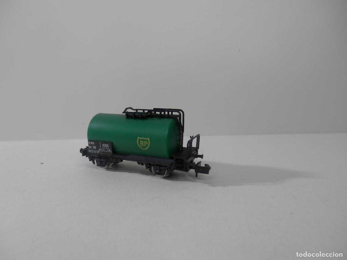 Trenes escala: VAGON CISTERNA ESCALA N DE MINITRIX - Foto 5