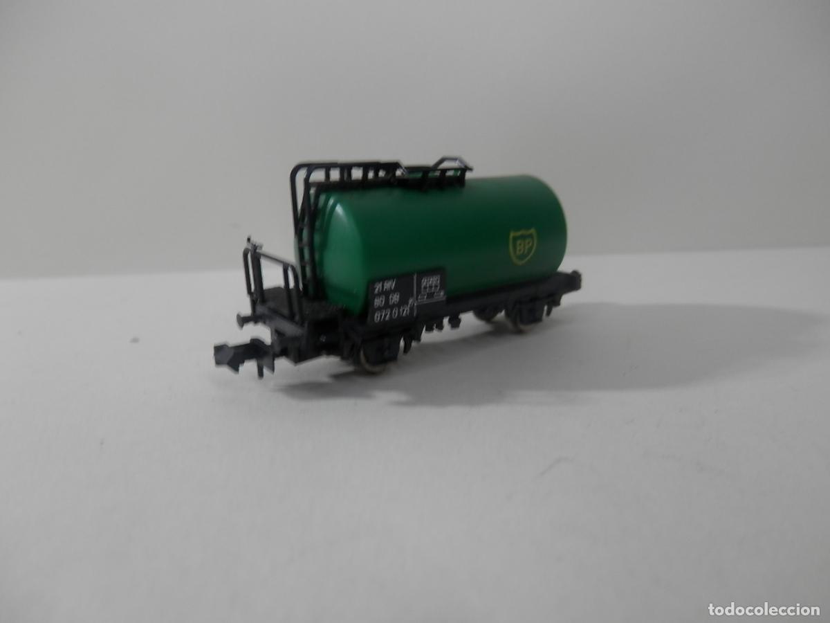 Trenes escala: VAGON CISTERNA ESCALA N DE MINITRIX - Foto 6
