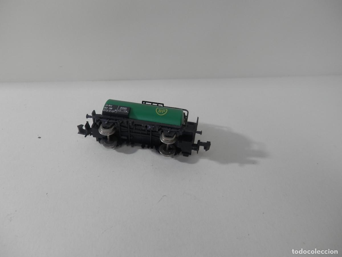 Trenes escala: VAGON CISTERNA ESCALA N DE MINITRIX - Foto 8