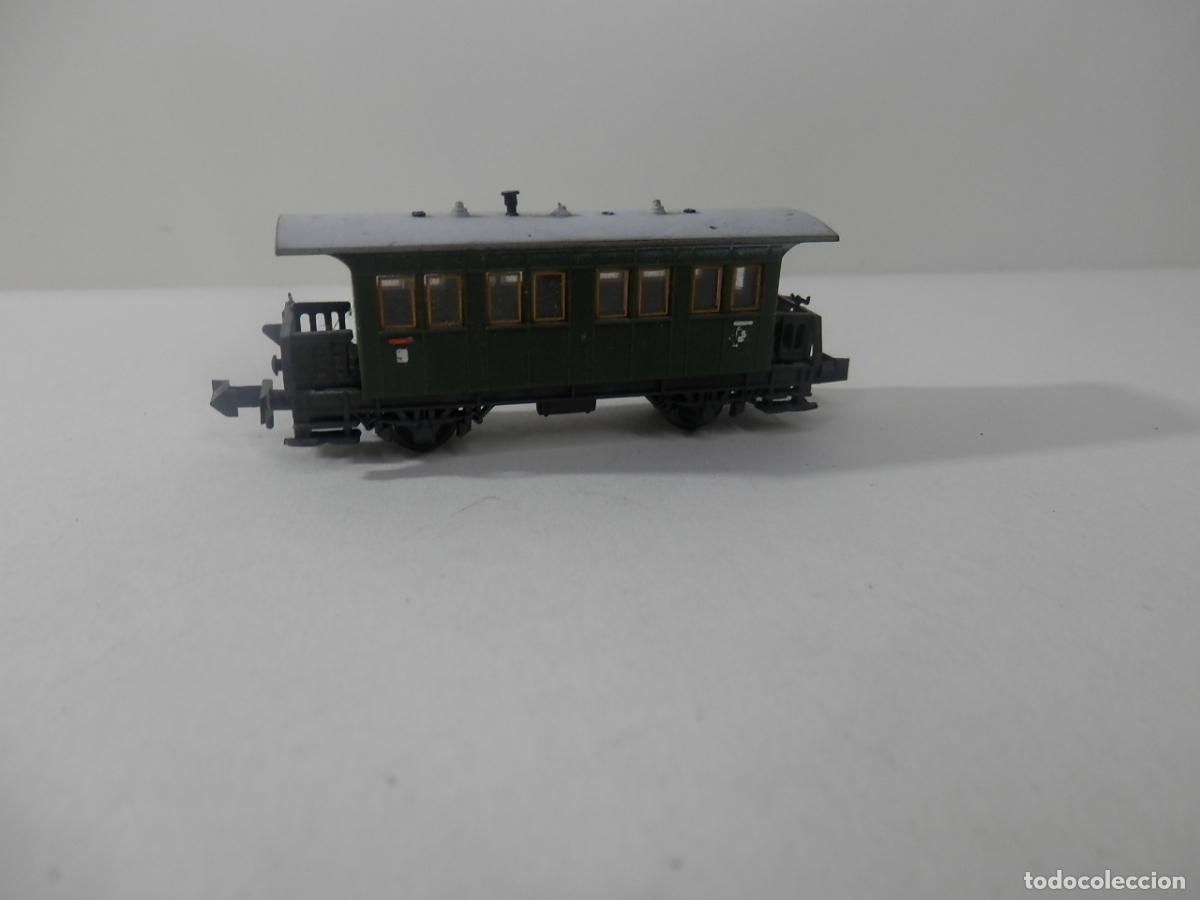 Trenes escala: VAGON PASAJEROS 2 EJES ESCALA N DE MINITRIX