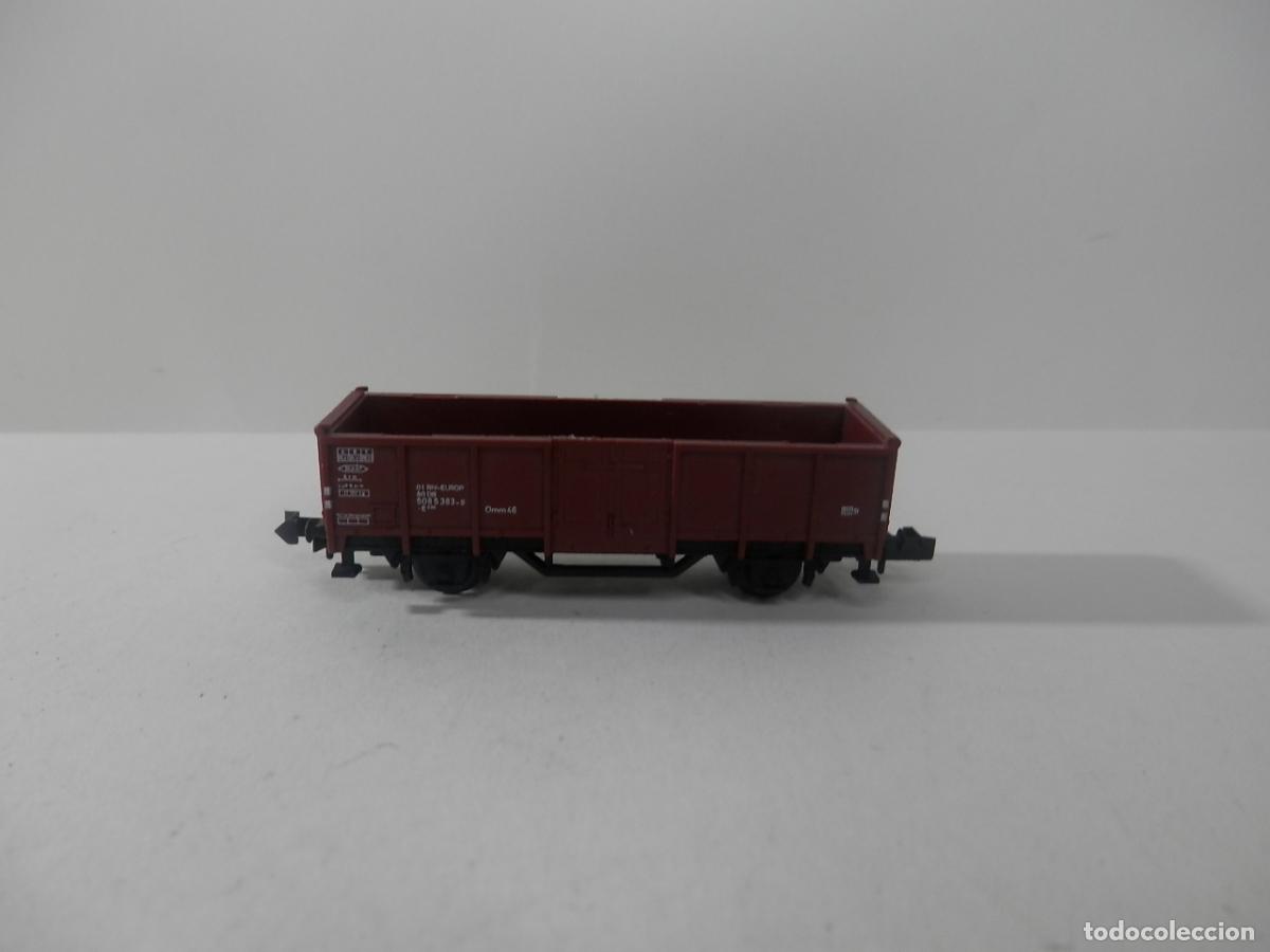 Trenes escala: VAGON BORDE ALTO ESCALA N DE MINITRIX