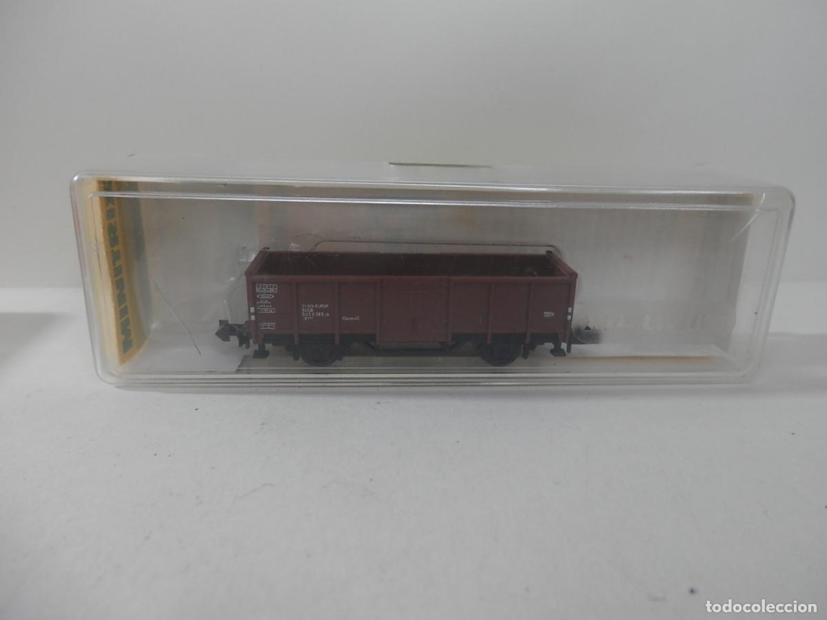Trenes escala: VAGON BORDE ALTO ESCALA N DE MINITRIX