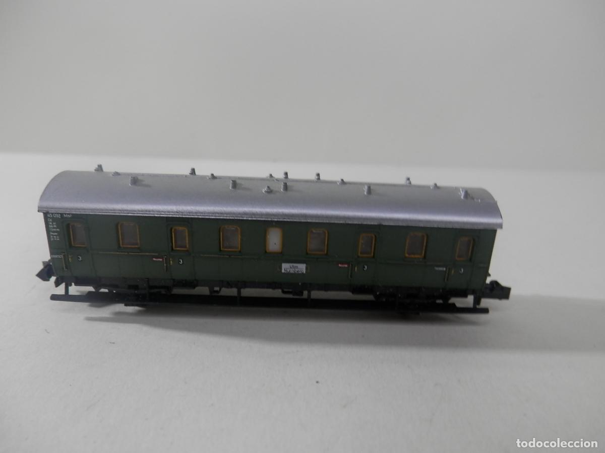Trenes escala: VAGON PASAJEROS ESCALA N DE MINITRIX