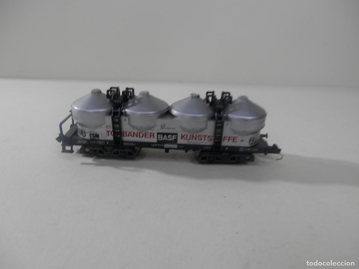 Trenes escala: VAGON SILO ESCALA N DE MINITRIX - Foto 1
