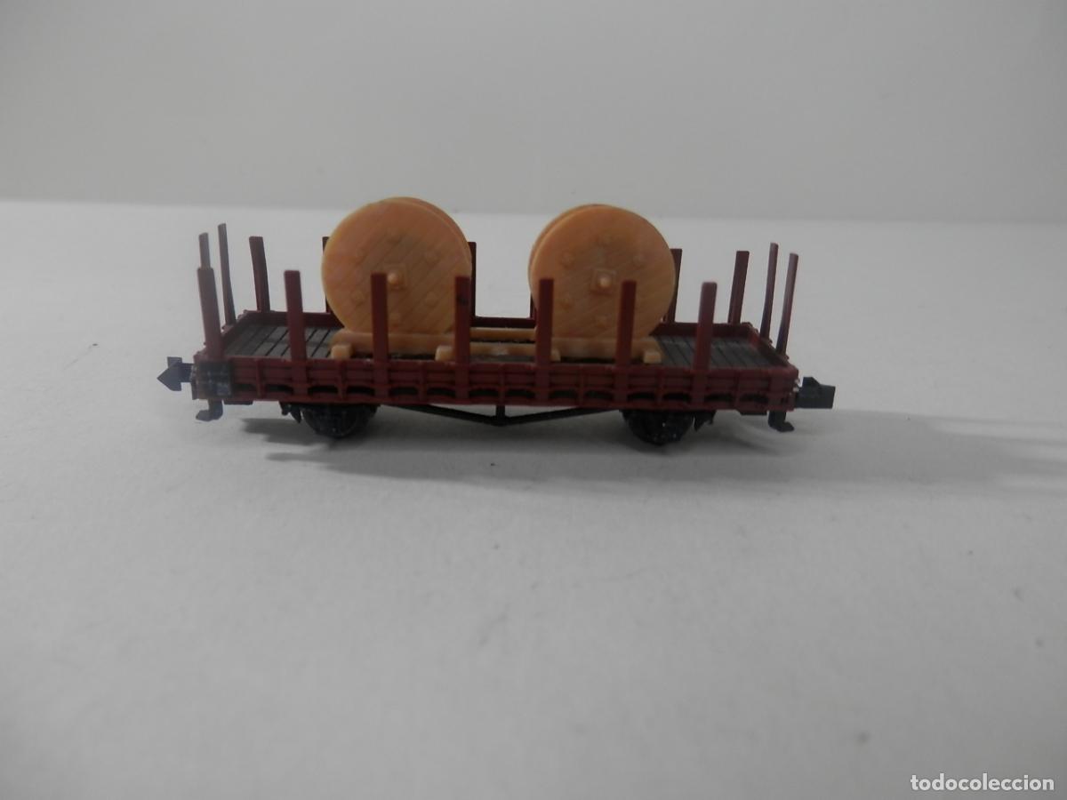 Trenes escala: VAGON TELERO ESCALA N DE MINITRIX