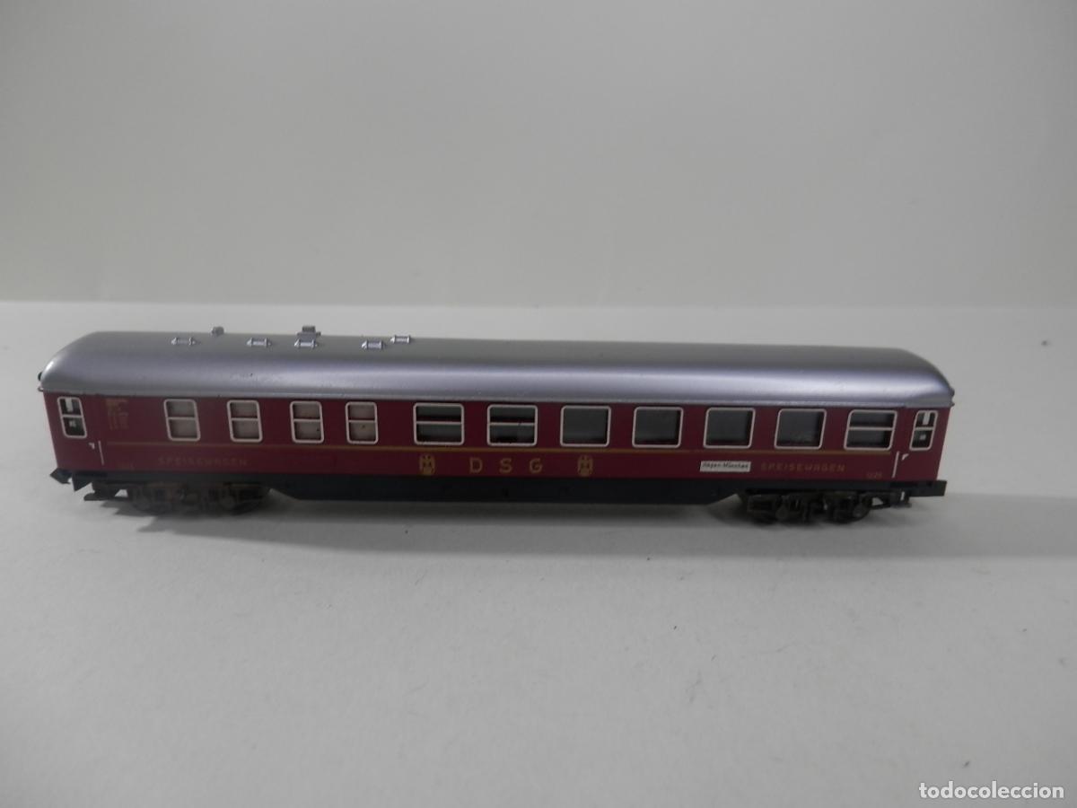 Trenes escala: VAGON RESTAURANTE DE LA DSG ESCALA N DE MINITRIX