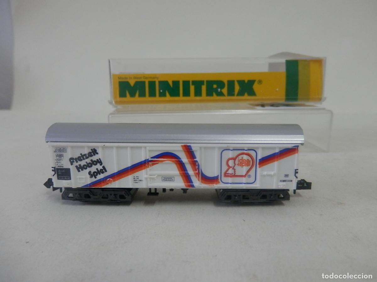 Trenes escala: VAGON CERRADO ESCALA N DE MINITRIX