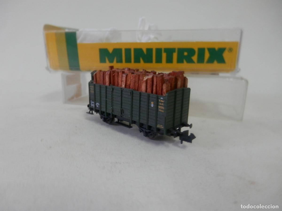 Trenes escala: VAGON BORDE ALTO ESCALA N DE MINITRIX