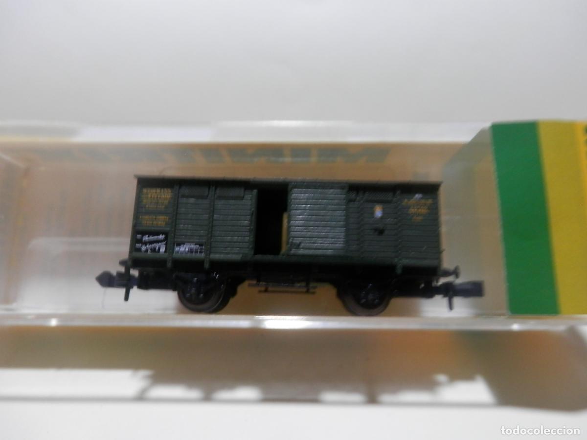 Trenes escala: VAGON CERRADO ESCALA N DE MINITRIX