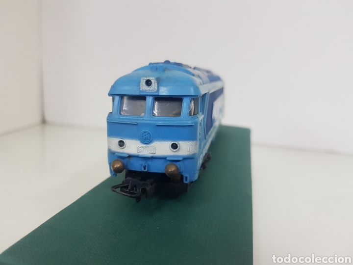 Trenes Escala: Locomotora 67000 de la SNCF francesa azul escala H0 corriente continua paya 19 centímetros - Foto 3 - 149939709