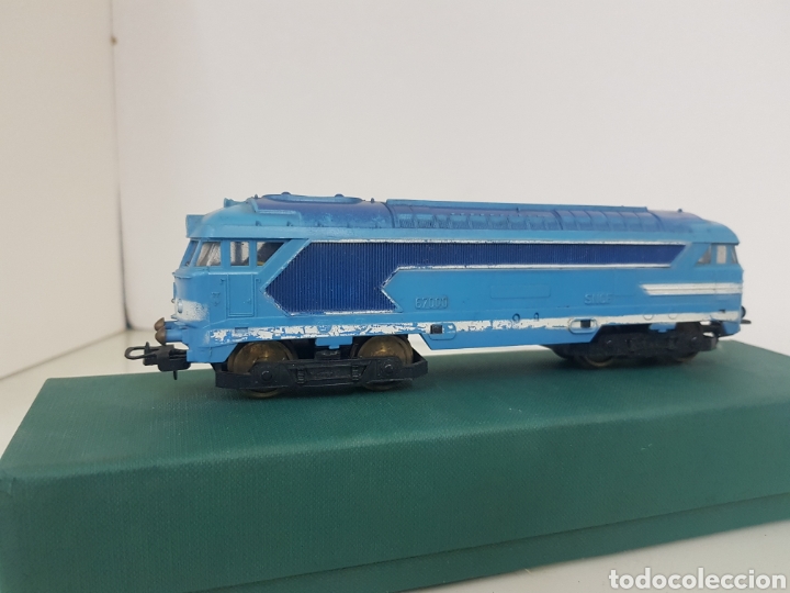 Trenes Escala: Locomotora 67000 de la SNCF francesa azul escala H0 corriente continua paya 19 centímetros - Foto 4 - 149939709