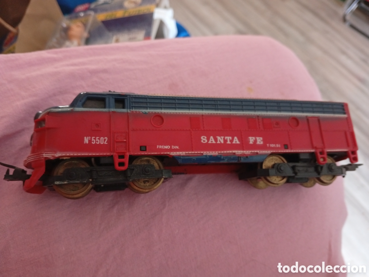 Trenes escala: Locomotora paya H0 santa fe 5502