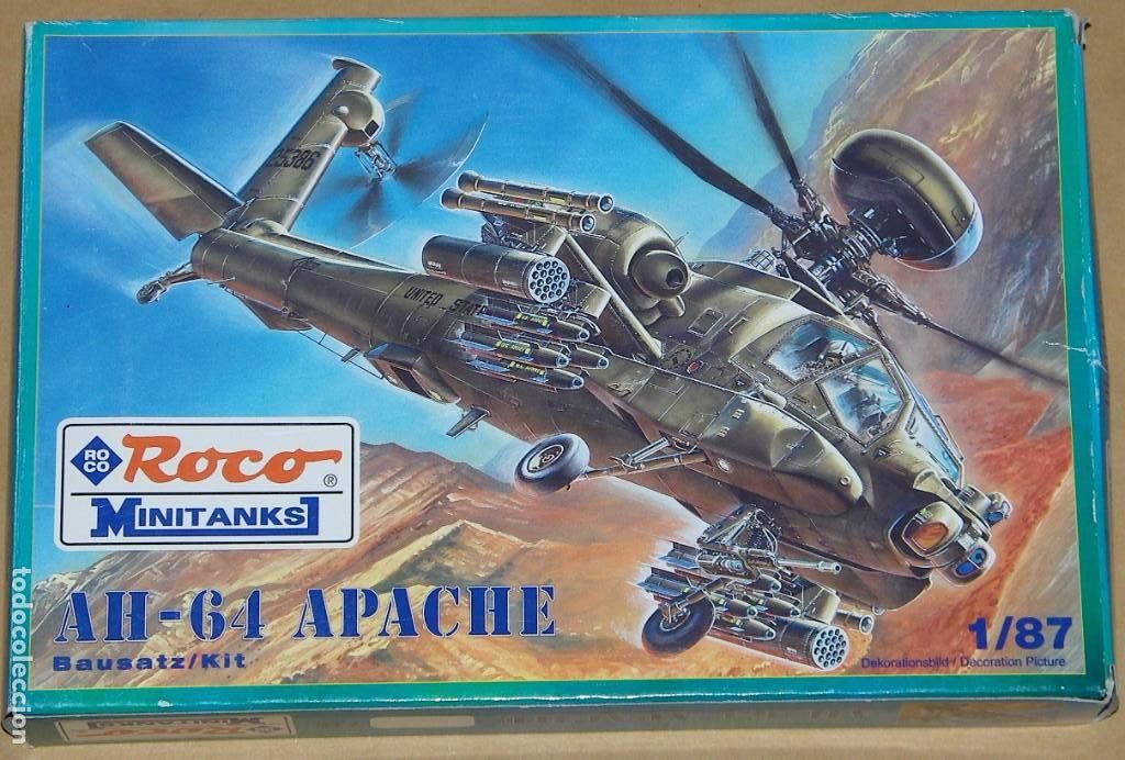 Trenes escala: AH-64 Apache, Roco 1/87 - Foto 1
