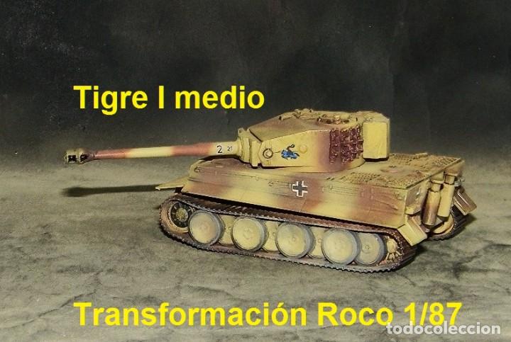 Trenes escala: Tigre , transformaci&oacute;n de Roco 1/87 - Foto 3