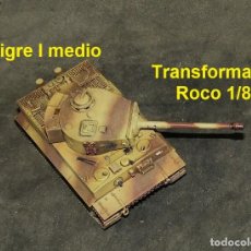 Trenes Escala: TIGRE I MEDIO, TRANSFORMACIÓN DE ROCO 1/87. Lote 339426183