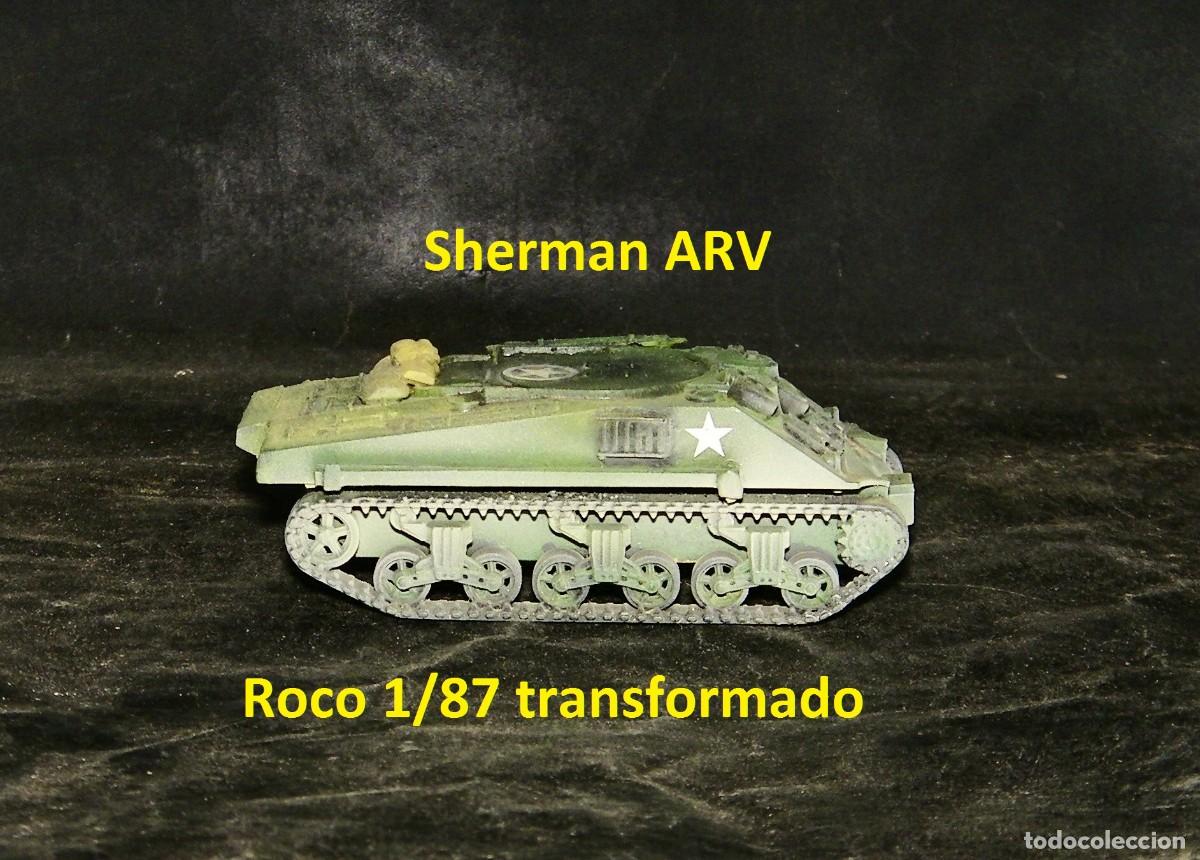Trenes escala: Sherman ARV brit&aacute;nico, Roco transformado - Foto 5