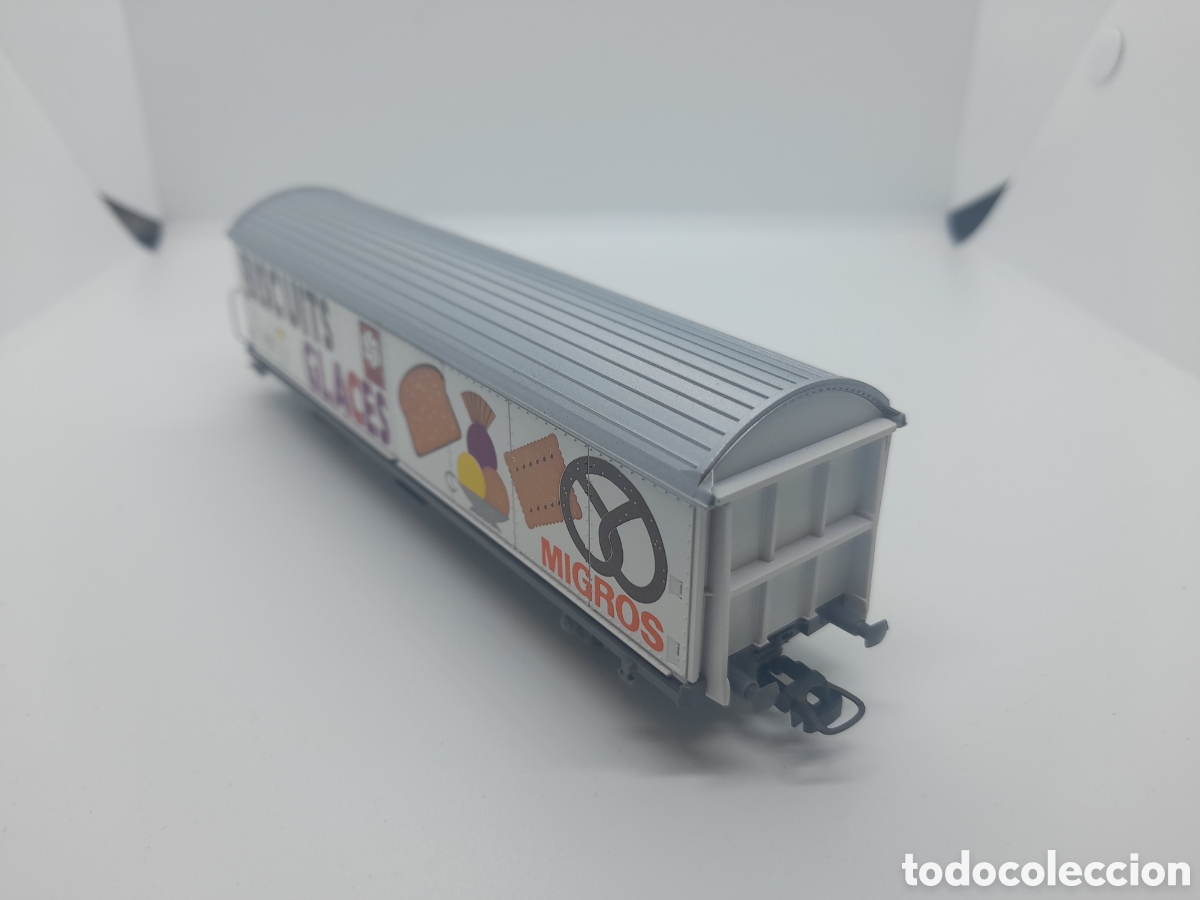 Trenes escala: VAGON ROCO. BISCUITS GLACES. ESCALA HO. REF. 46164. SIN USAR - Foto 4