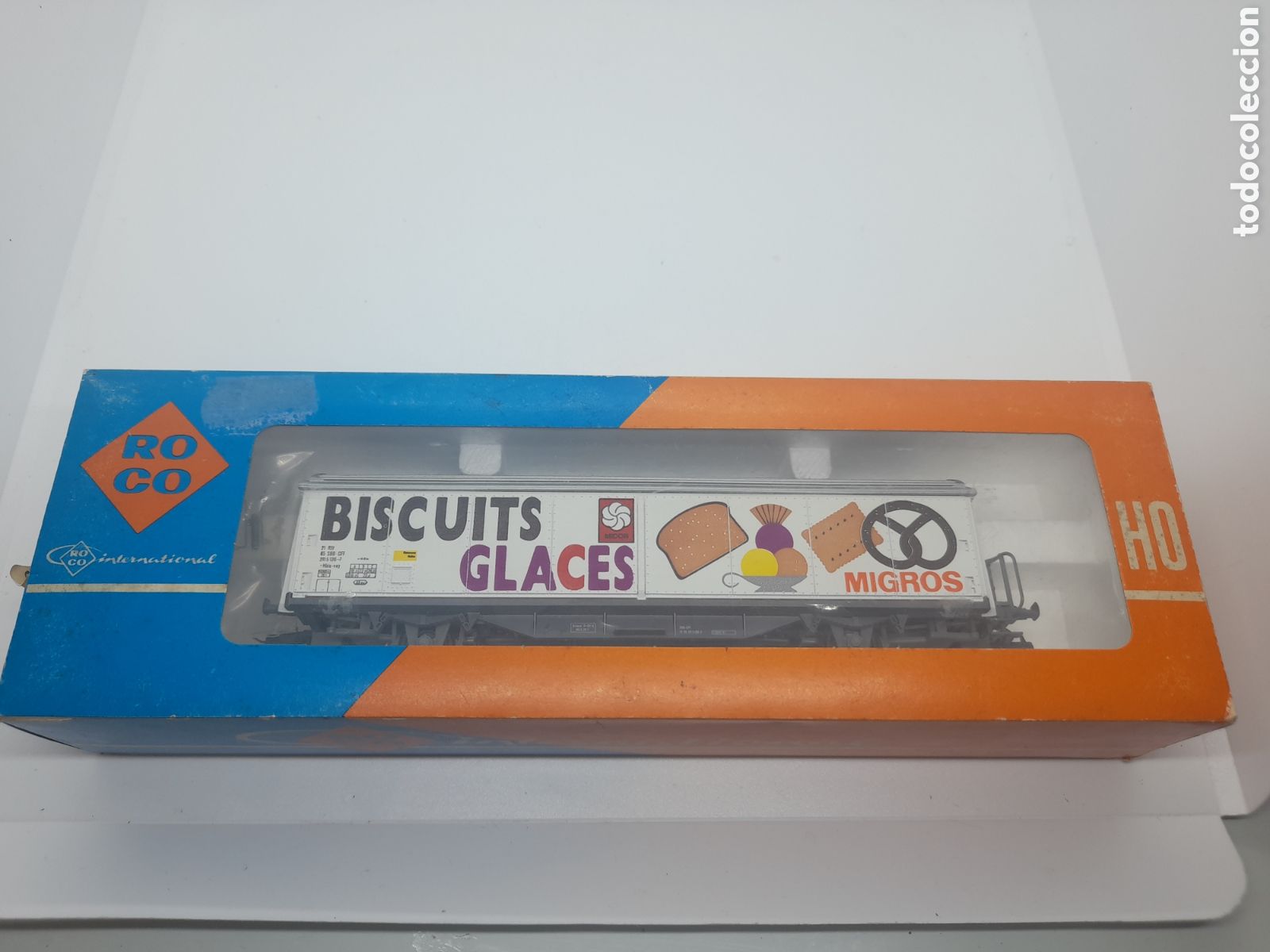Trenes escala: VAGON ROCO. BISCUITS GLACES. ESCALA HO. REF. 46164. SIN USAR - Foto 1