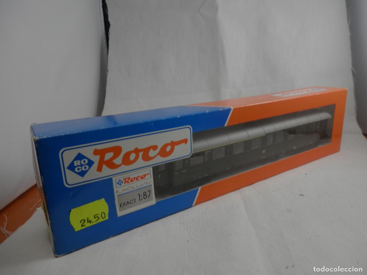 Trenes Escala: VAGON PASAJEROS DE LA DB ESCALA HO DE ROCO CON LUZ