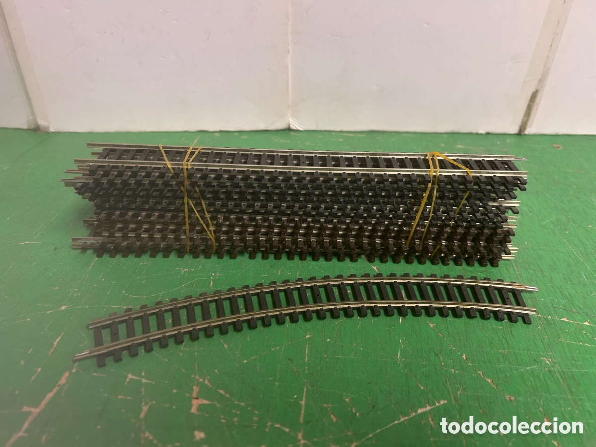 Trenes Escala: LOTE DE VIAS ROCO 10 RECTAS Y UNA CURVA H O