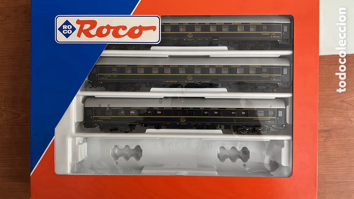 Trenes Escala: COCHES VIAJEROS ORIENT EXPRESS H0