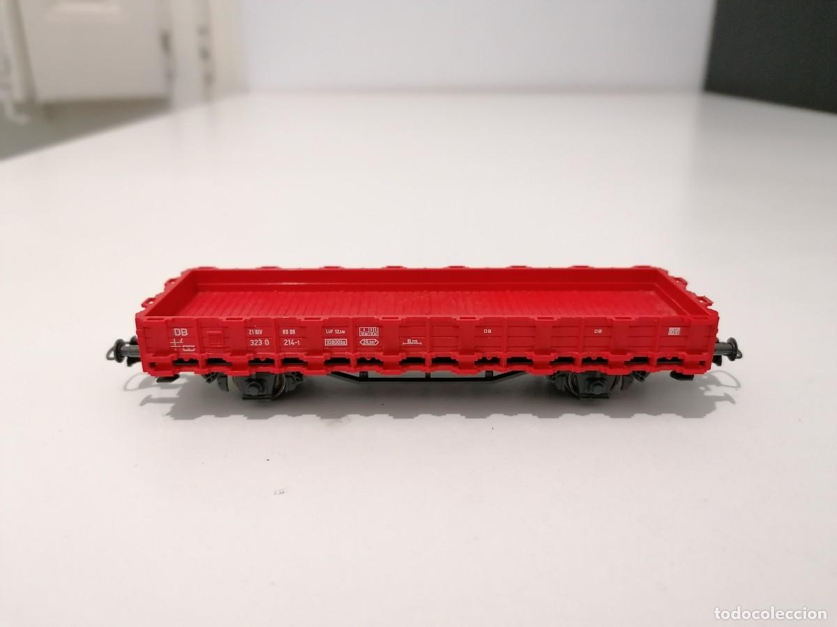 Trenes Escala: Roco H0 Vag&oacute;n Plataforma DB Cargo Buen Estado