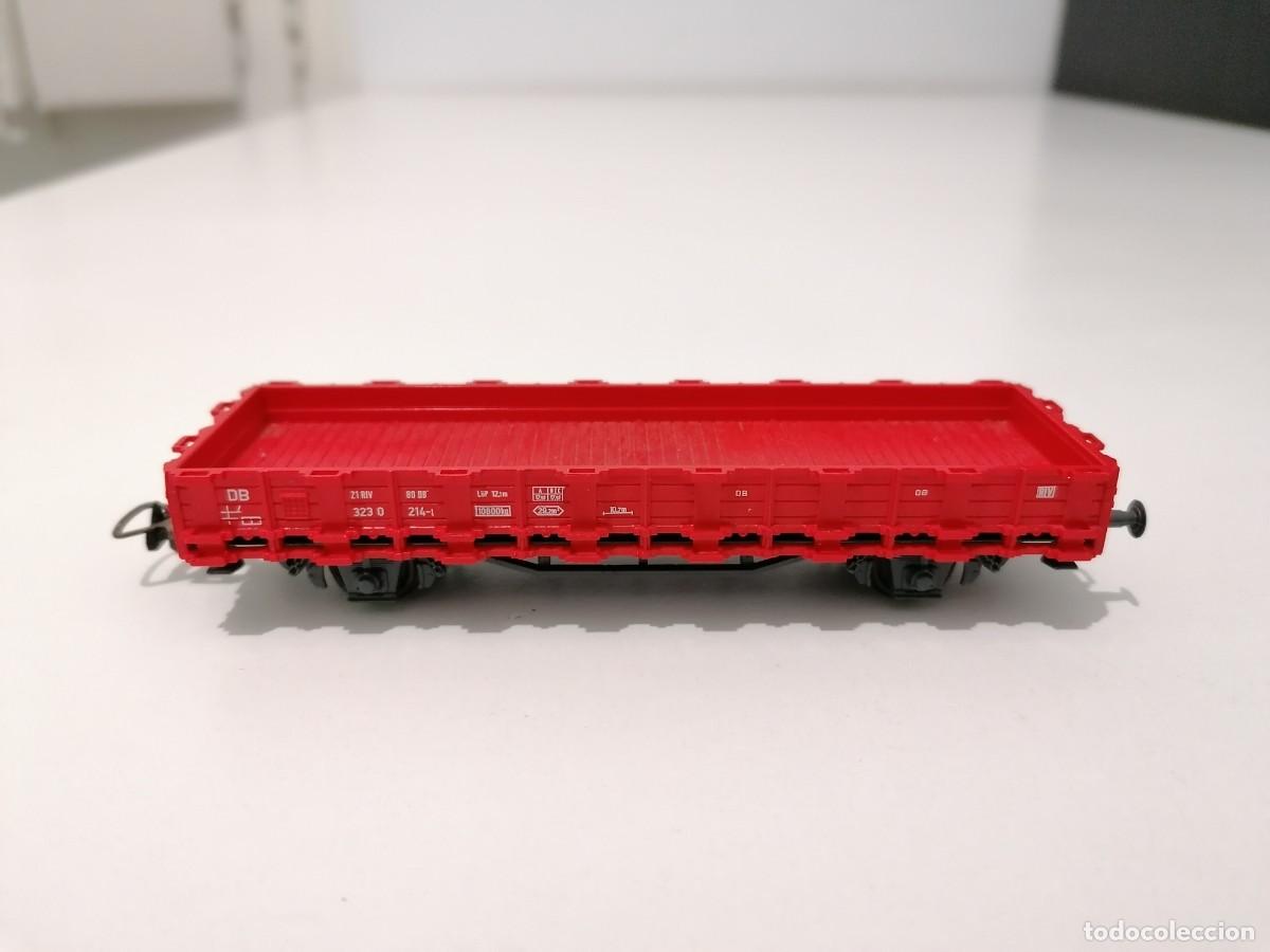 Trenes Escala: Roco H0 Vag&oacute;n Plataforma DB Cargo Buen Estado