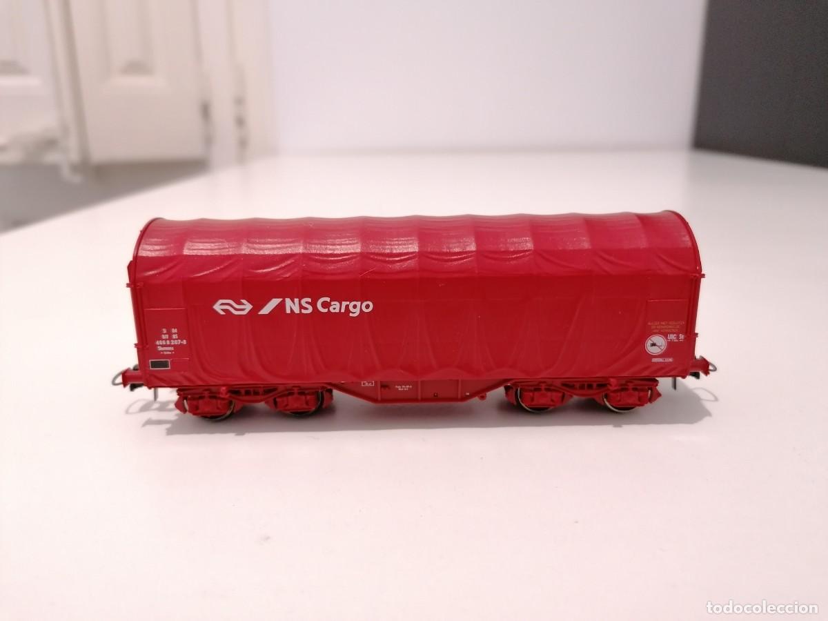 Trenes Escala: Roco H0 Vag&oacute;n de Mercanc&iacute;as Telero NS Cargo Buen Estado