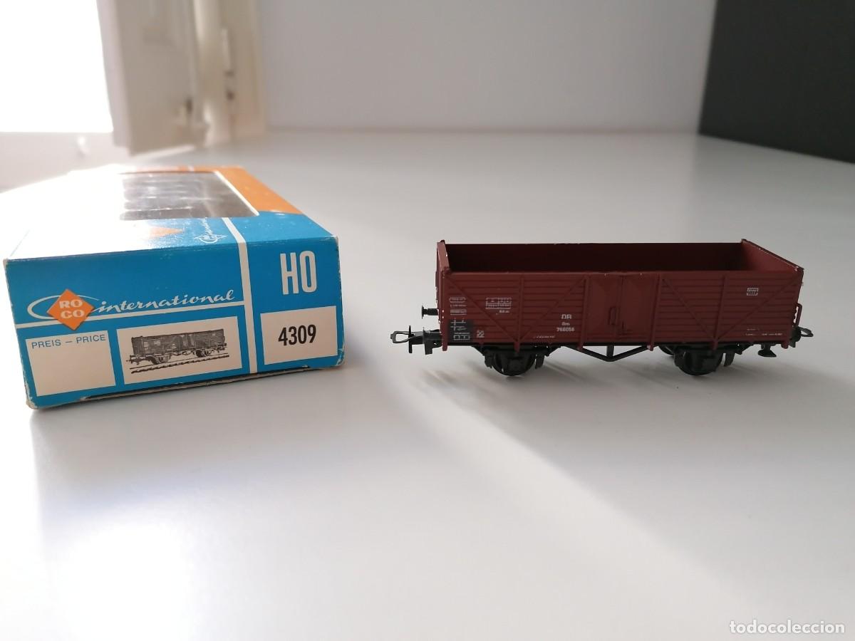 Trenes Escala: Roco H0 4309 Vag&oacute;n Abierto de Mercanc&iacute;as DB Nuevo