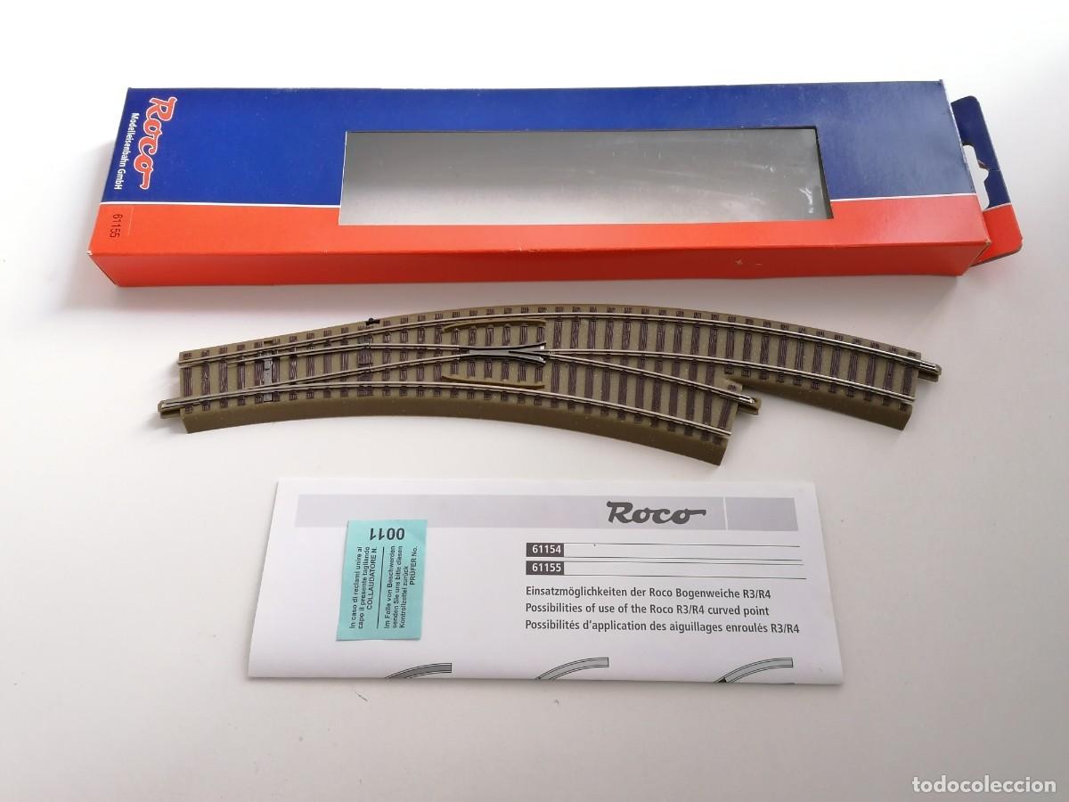 Trenes Escala: Roco H0 61155 Desv&iacute;o Curvo a la Derecha R 3/4 30&ordm; r 434,5 mm Nuevo
