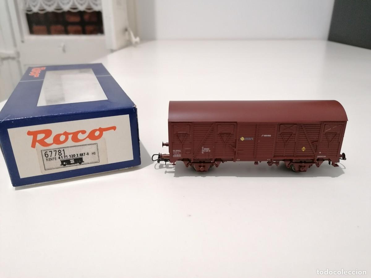 Trenes Escala: Roco H0 67781 Vag&oacute;n Cerrado Tipo J Renfe Nuevo