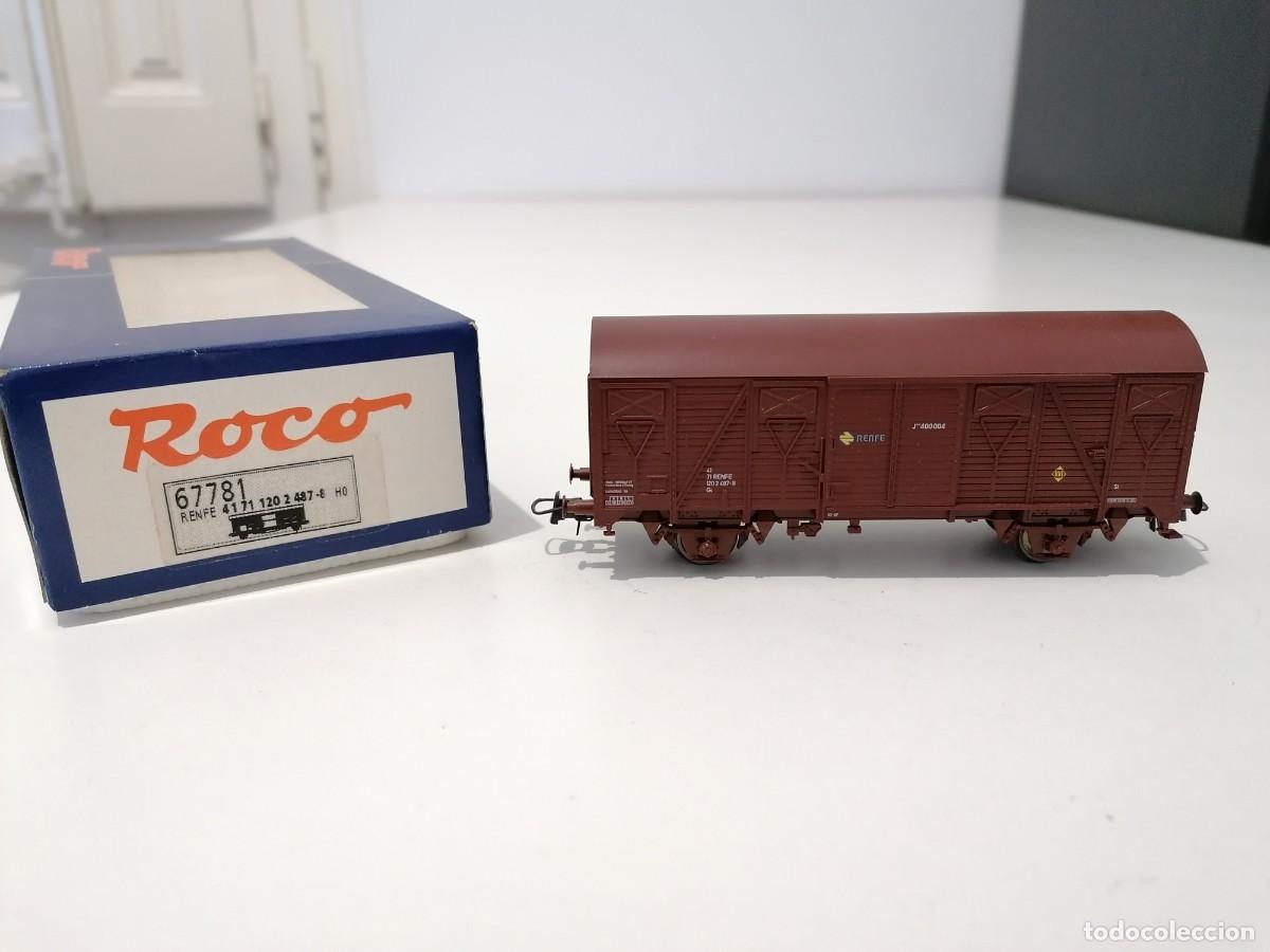 Trenes Escala: Roco H0 67781 Vag&oacute;n Cerrado Tipo J Renfe Nuevo