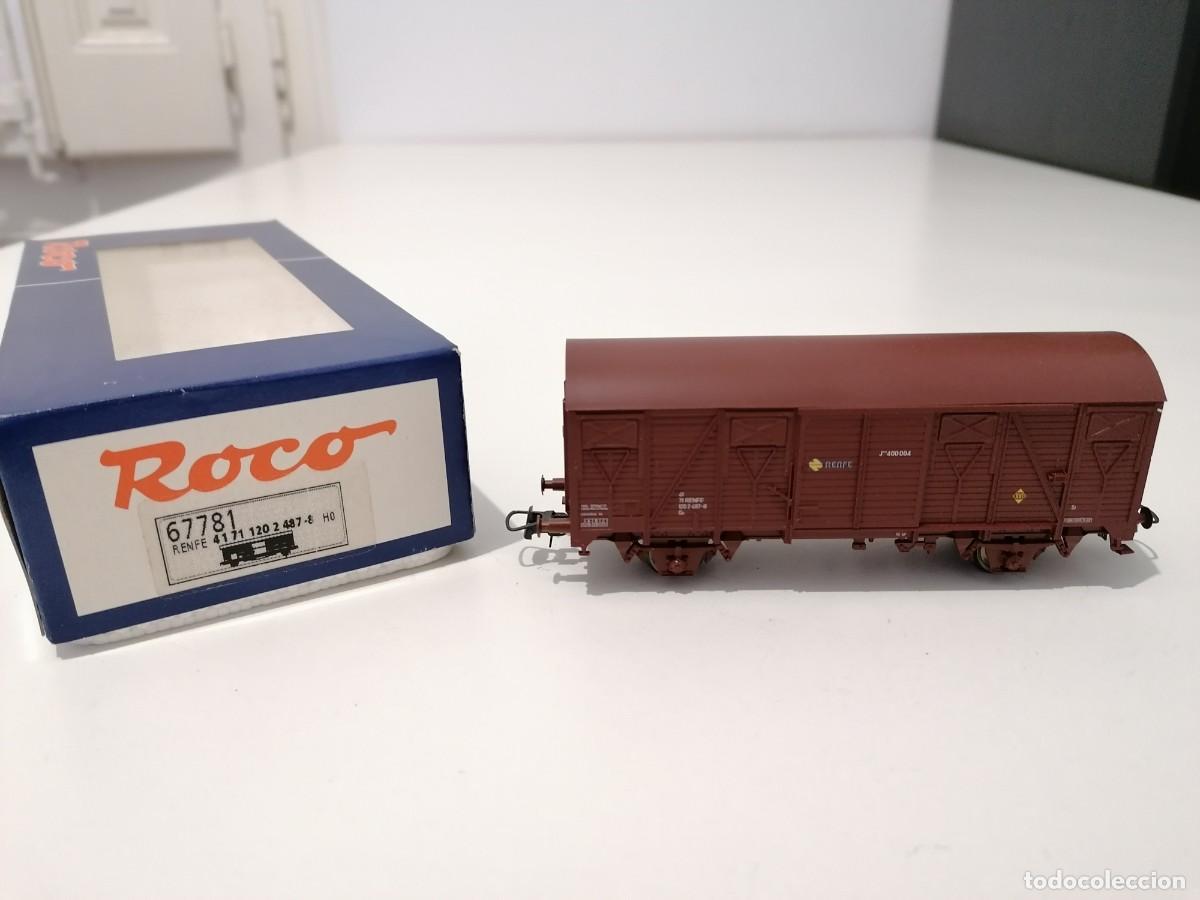 Trenes Escala: Roco H0 67781 Vag&oacute;n Cerrado Tipo J Renfe Nuevo
