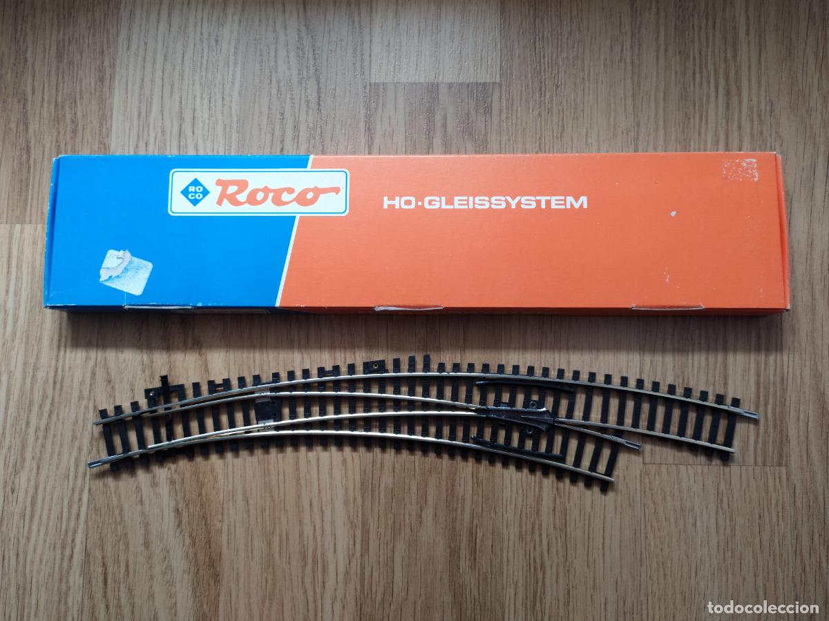 Trenes escala: ROCO H0 Desv&iacute;o manual curvo a derecha referencia 42377 A ESTRENAR.
