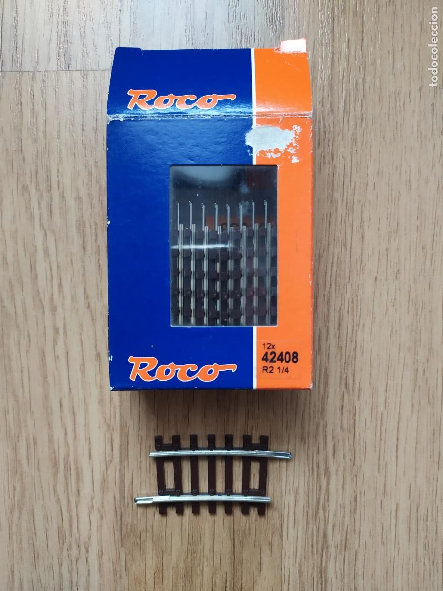 Trenes escala: ROCO H0 Caja con 12 v&iacute;as curvas R2 358 mm referencia 42408 A ESTRENAR.