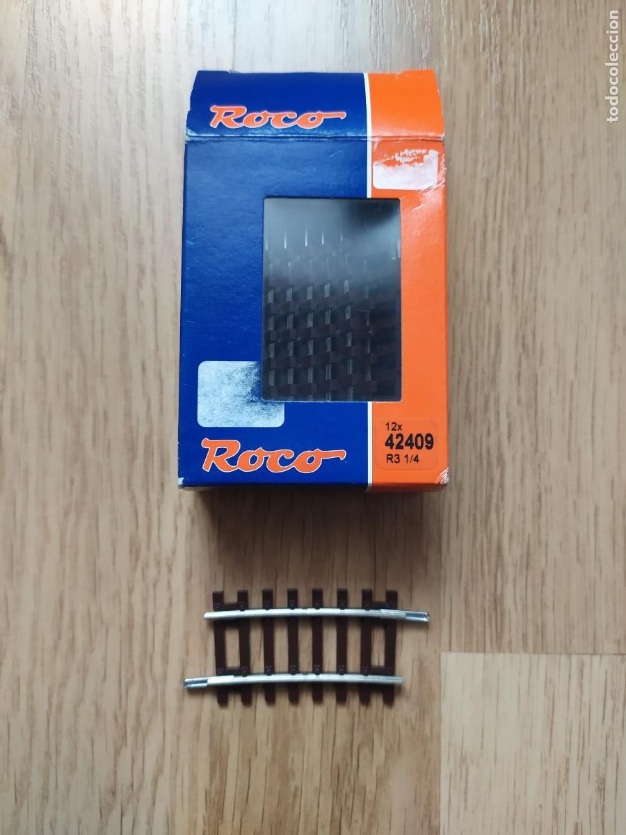 Trenes escala: ROCO H0 Caja con 12 v&iacute;as curvas R3 420 mm referencia 42409 A ESTRENAR.