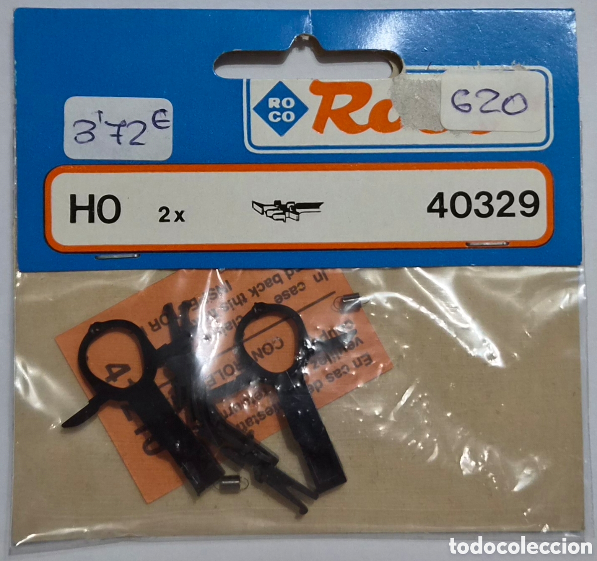 Trenes escala: 2 x set enganches, escala H0, Roco, Ref: 40329.