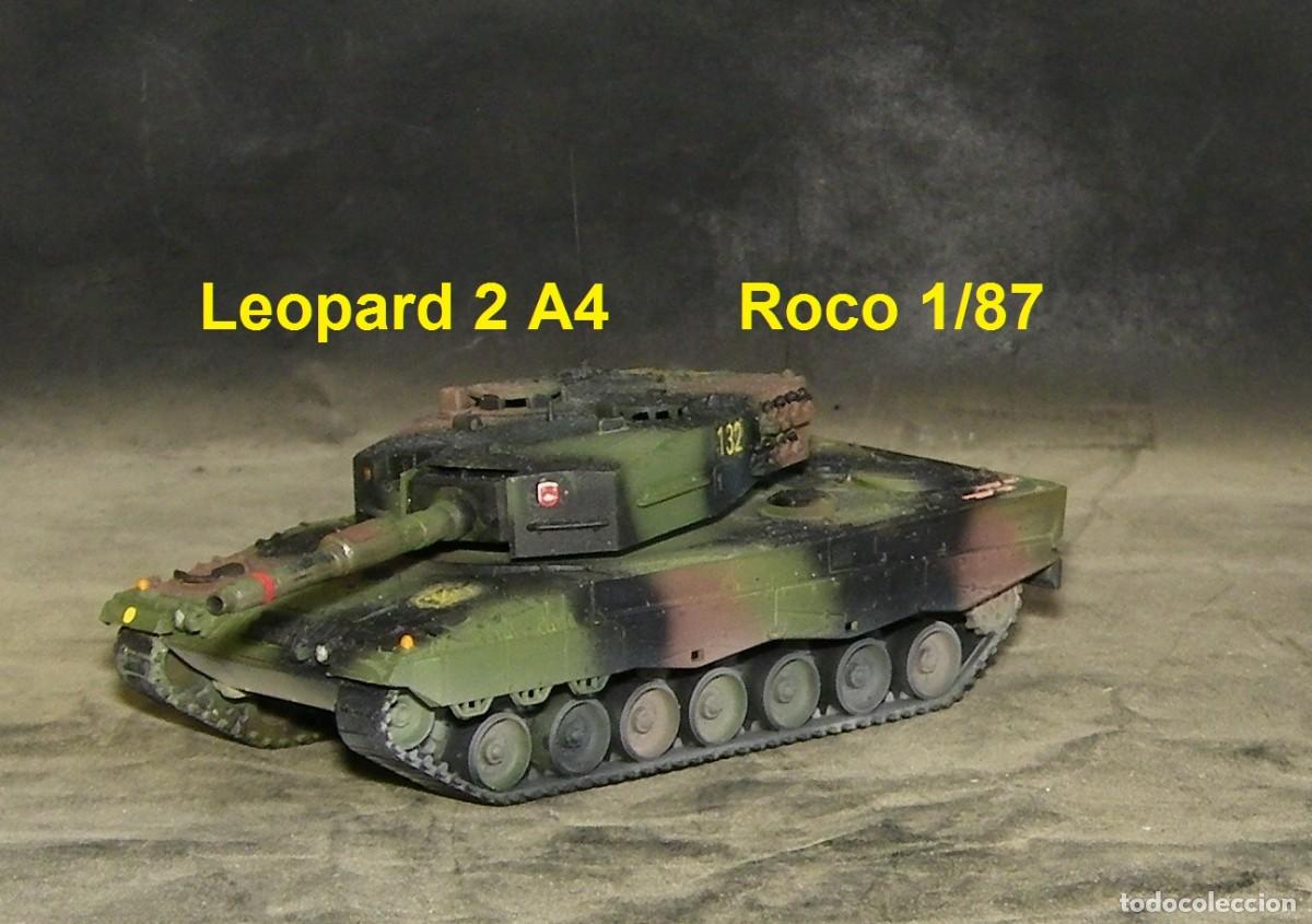 Trenes escala: Leopard 2 A4 espa&ntilde;ol, Roco 1/87