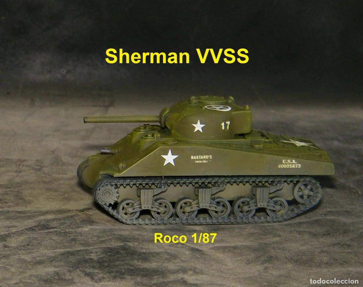Trenes escala: Sherman VVSS, Roco 1/87