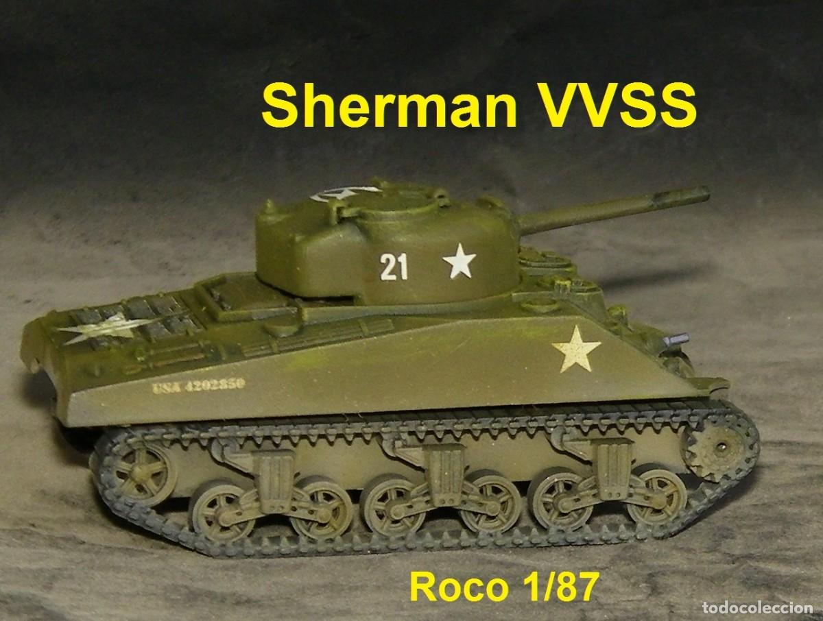 Trenes escala: Sherman VVSS, Roco 1/87