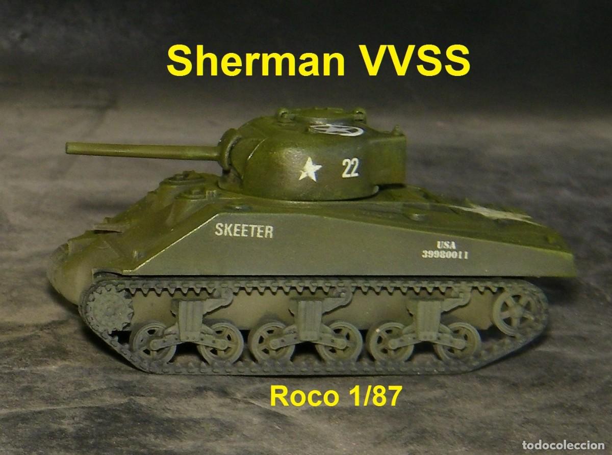 Trenes escala: Sherman VVSS, Roco 1/87