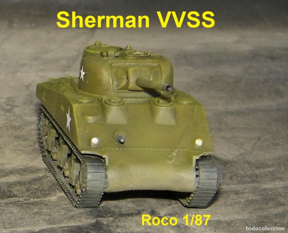 Trenes escala: Sherman VVSS, Roco 1/87