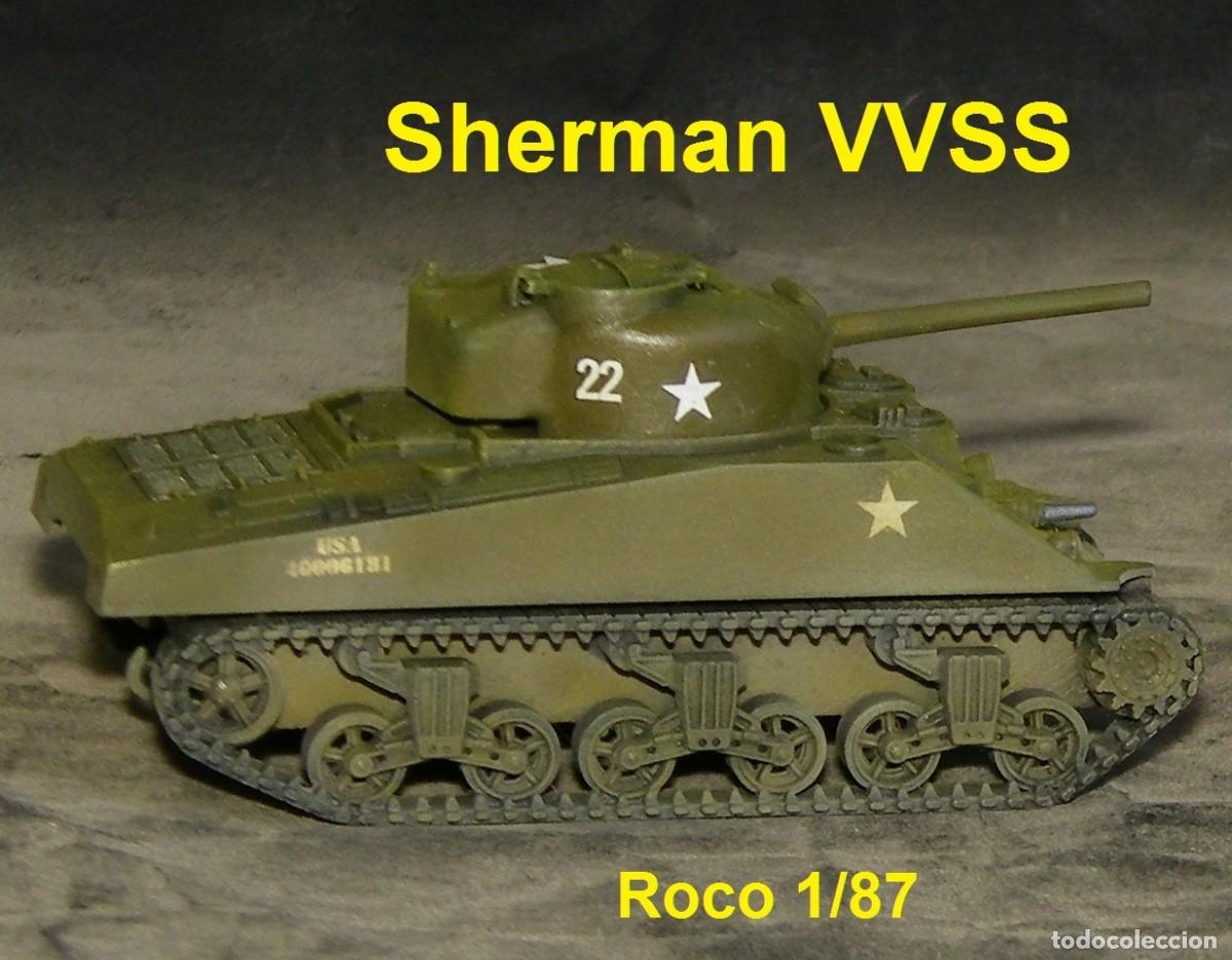 Trenes escala: Sherman VVSS, Roco 1/87