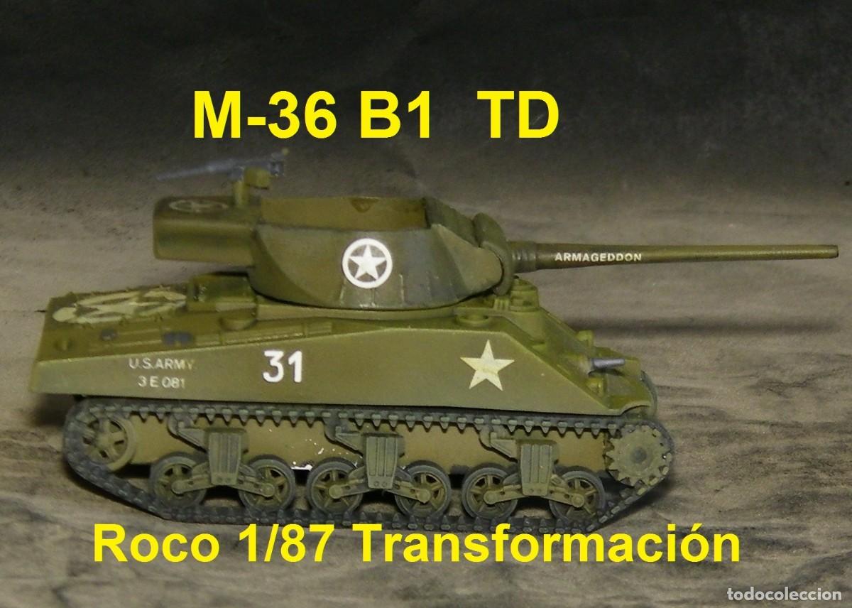 Trenes escala: Cazacarros M- 36 B1 TD, Roco 1/87